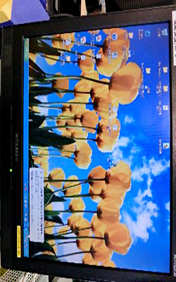 モニターの写真
